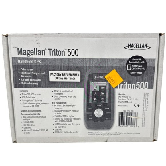 Magellan Triton 500 Handheld GPS - Picture 2 of 3